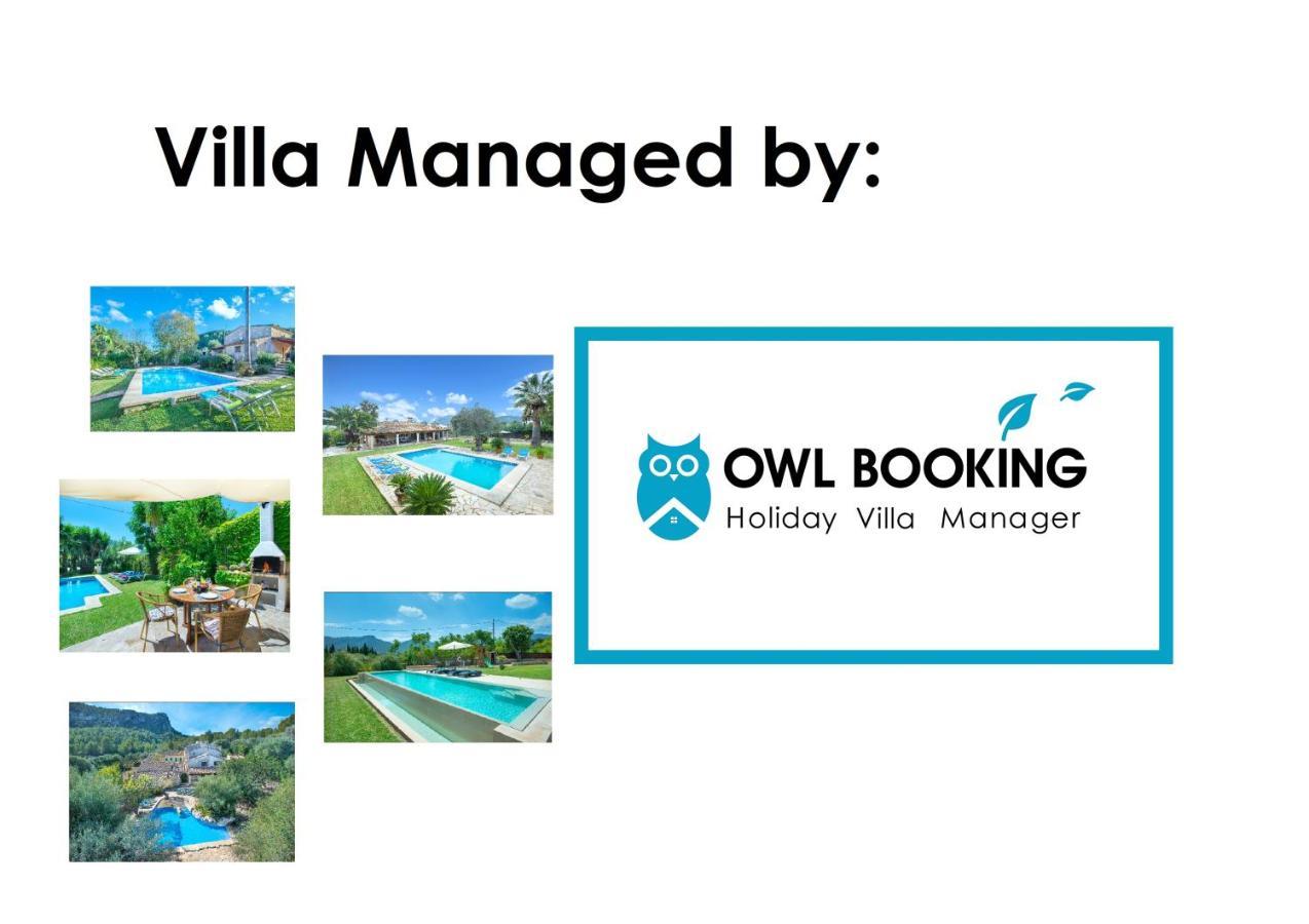 Owl Booking Villa Siquier - Luxury Retreat With Mountain Views ポレンサ エクステリア 写真